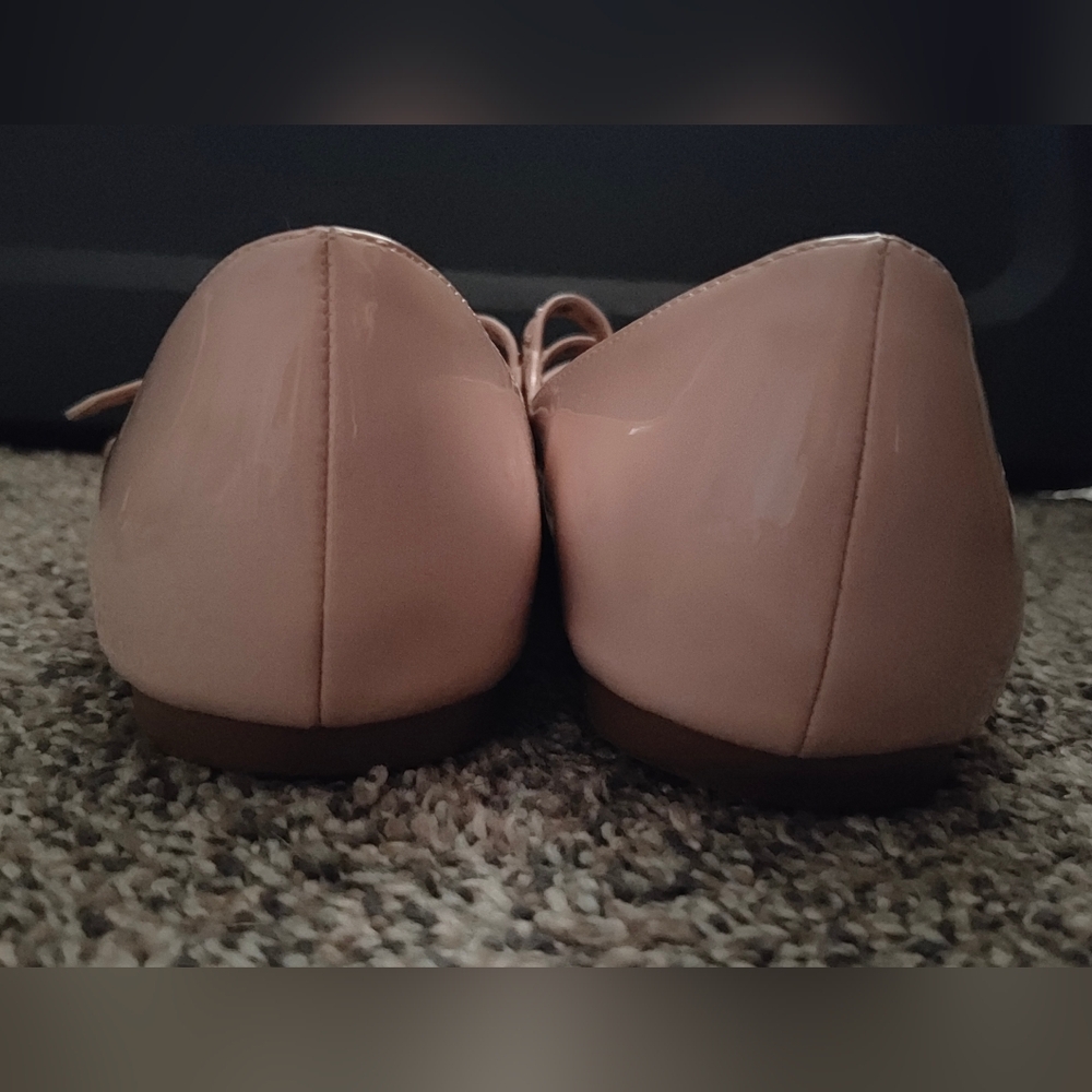 nude stud ballet flat - Picture 3 of 4